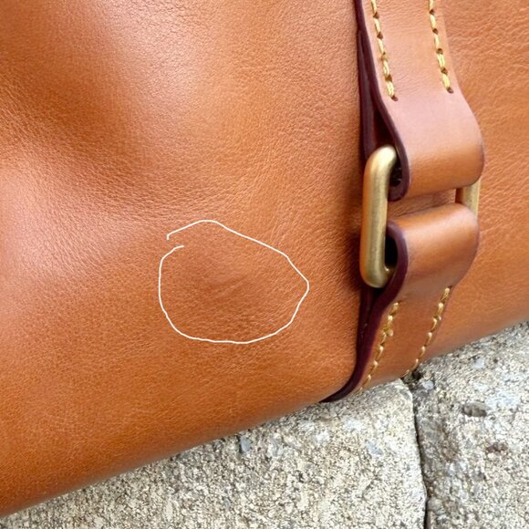 Dooney & Bourke Large Florentine Italian Vacchetta leather Satchel - Picture 14 of 16